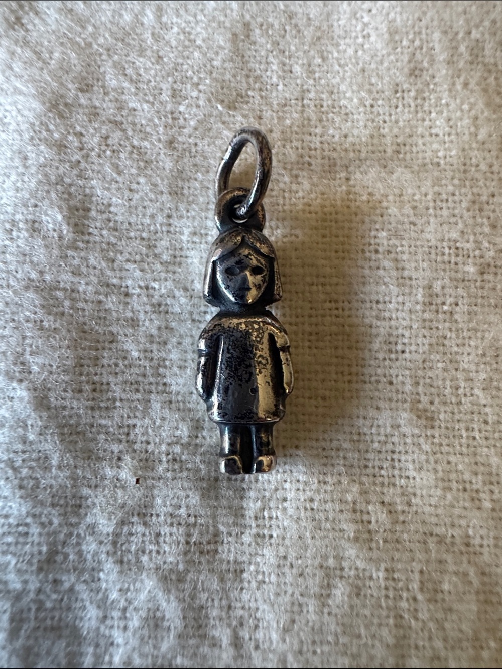 James Avery Silver Girl Charm Pendant